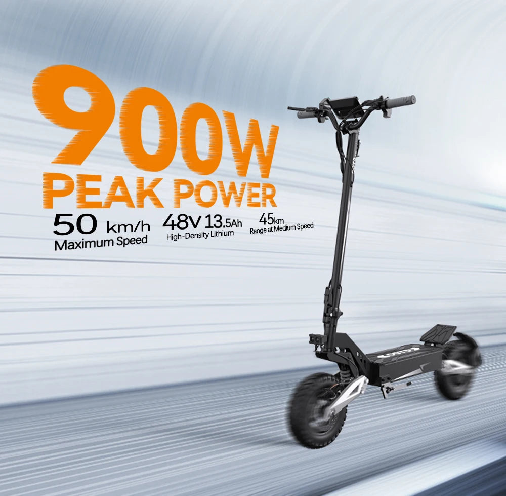 OOTD T10 Electric Scooter 500W Motor 48V13AH Battery Off-Road E-Scooter Adult 11 Inch Foldable City commuting  Electric Scooter.