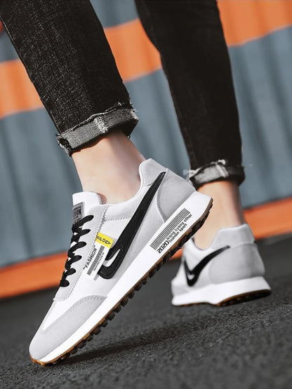 Männer Kausalen Licht Mode Turnschuhe Mann Herbst Neue Spitze-up Wohnungen Im Freien Mesh Atmungsaktive Casual Schuhe Zapatillas De hombre.