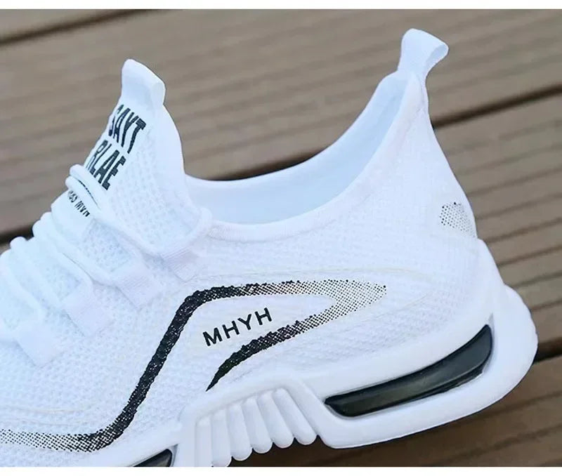 Men Shoes Slip on Fashion Sneakers Male Sport Running Shoes Breathable Gym Training Walking Tennis Shoes Non Slip Workout Flats.