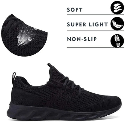 2024 Trend men's casual shoes light sneaker white large size outdoor breathable mesh fashion sports black running tennis shoes