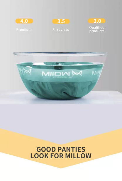 MiiOW 3Pcs Baumwolle Herren Höschen männer Unterwäsche Atmungsaktive Mann Boxershorts Graphene Antibakterielle Männer Unterhose Männer Boxer Trunks