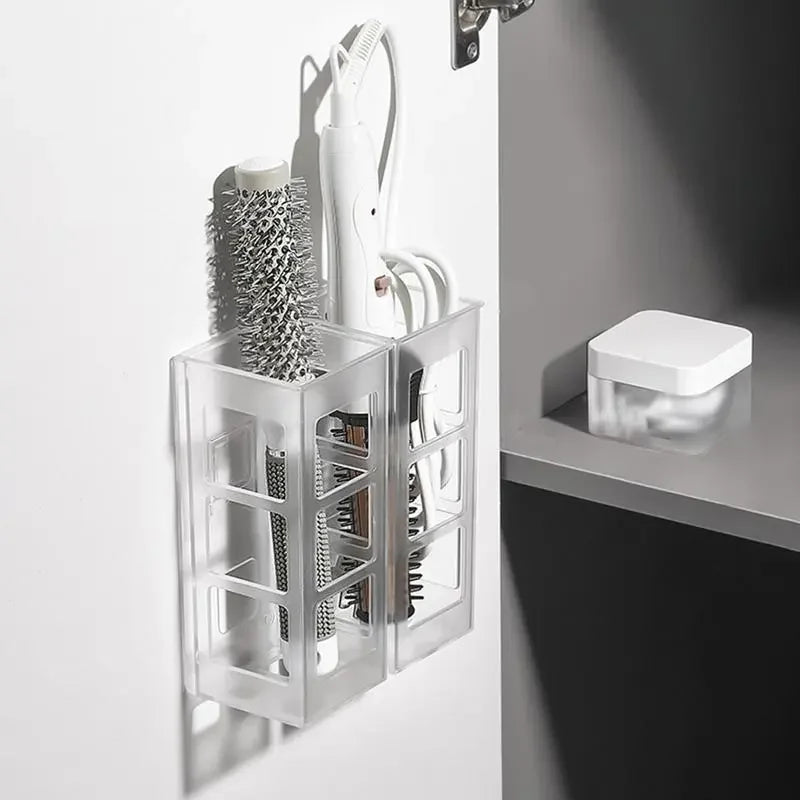 Haar werkzeug Organizer Wand bürsten halter verwenden punsch freie Hüften p/s multifunktion ale Organizer Rack morden Badezimmer regale