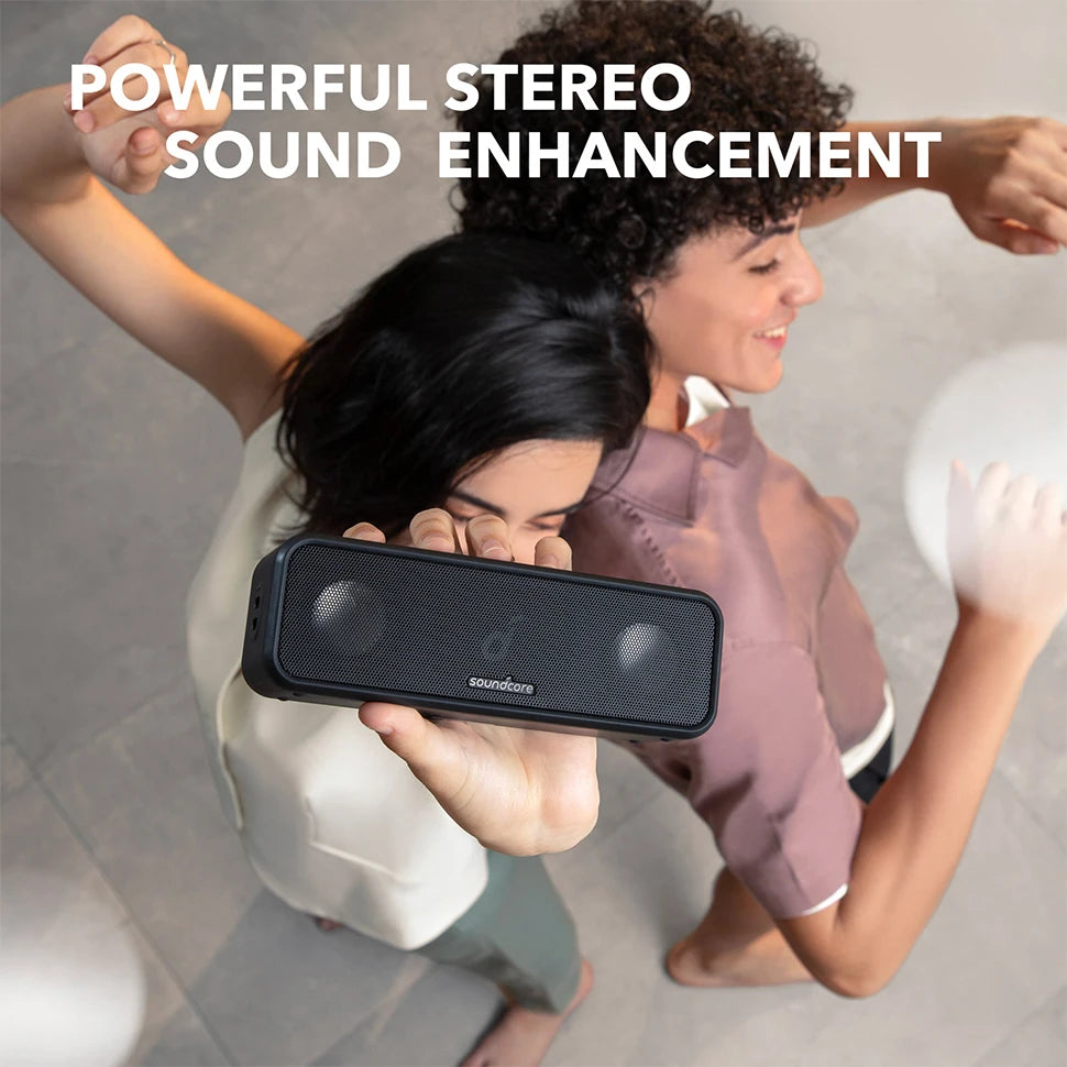 (EU stock) Soundcore 3 from Anker, Bluetooth 5.0 loudspeaker, 24H playing time, IPX7 waterproof, stereo sound with titanium membrane, Bas.