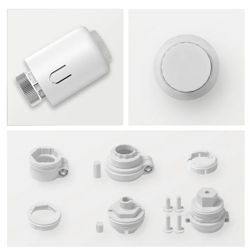 Tuya ZigBee Thermostat Radiator Actuator,Smart TRV Thermostatic Valve Temperature Controller Support Alexa Google Home.