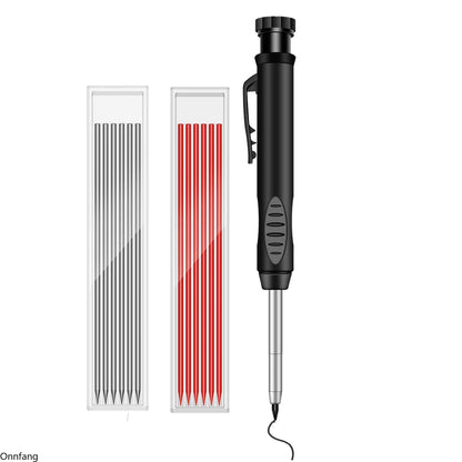 Heiße 2,8mm Markierung Druck bleistift solide Zimmermann Schreiber Schreiner mit Anspitzer für die Holz bearbeitung Zeichnung Briefpapier.