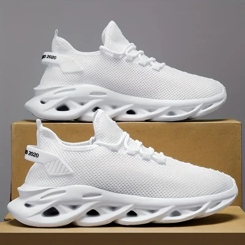 Men Casual Sport Shoes Breathable Lightweight Sneakers Outdoor Mesh Black Running Shoes Athletic Jogging Tenis Walking Shoes.