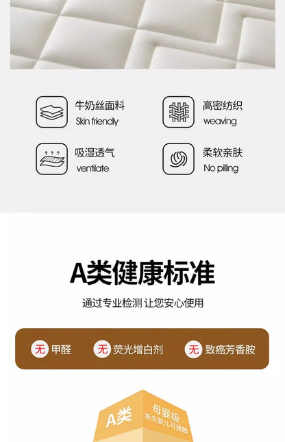 Naturlatex-Matratze, Zuhause, Schlafzimmer, Tatami, Memory, Wattepad, gepolstert, Vermietung, einzelner Studentenwohnheim, verdickt