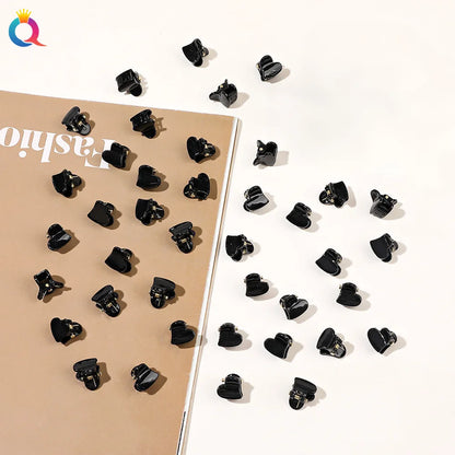 50Pcs Flower Hair Clips Multi color Mini Cute Hair Styling Accessories for Girls and Women Birthday Gifts,10 Colors at Least