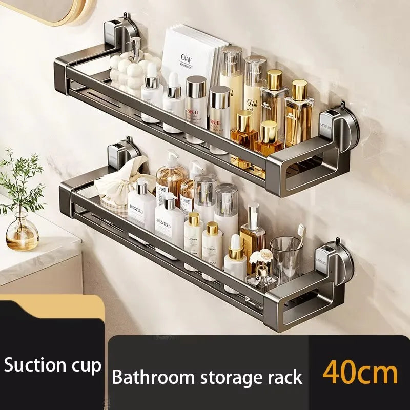 Saugnapf Schnalle Haushalt Badezimmer Dusche Gel Lagerung Rack Wc Waschraum Ohne Stanzen Wand-montiert Lagerung Korb