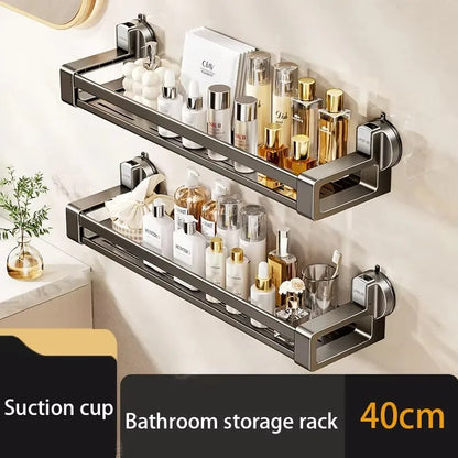 Saugnapf Schnalle Haushalt Badezimmer Dusche Gel Lagerung Rack Wc Waschraum Ohne Stanzen Wand-montiert Lagerung Korb