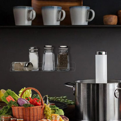 KUUJOJO Acryl-Bücherregal, Acryl-Regale zur Wandaufbewahrung, Nagellack-Organizer, Wand, Ausstellungsregal-Organizer für Badezimmer, Livi