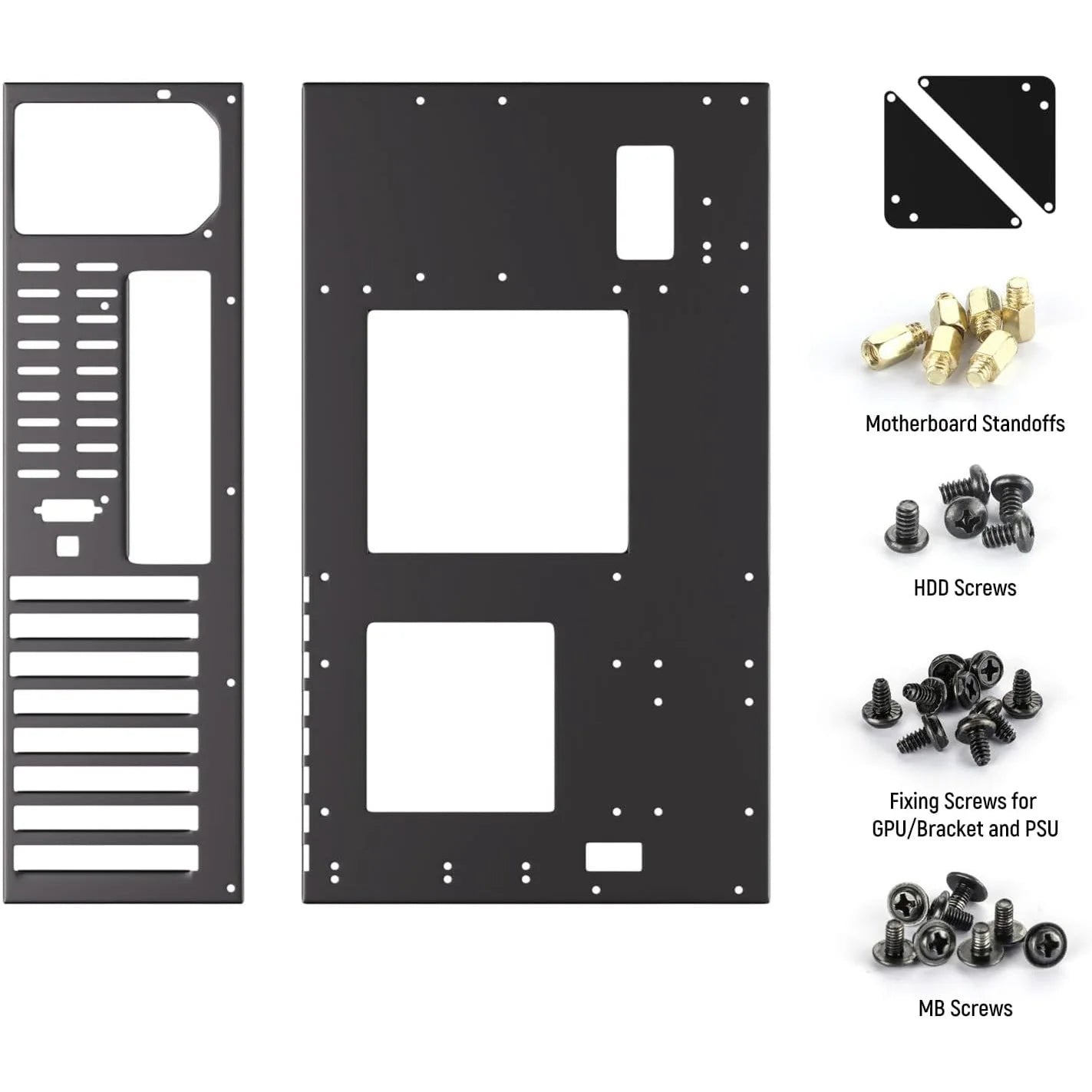 Open Air Computer PC Case, Test Bench Chassis ATX Open Mining Frame Computer Case, DIY PC Case Rack for ATX MATX ITX Motherboard.