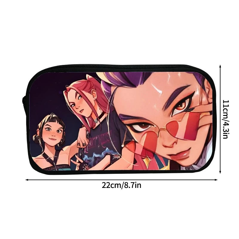 Kpop Demon Hunter Federmäppchen Cartoon Huntrix Federmäppchen Student Stiftetui Schule Schreibwaren Box