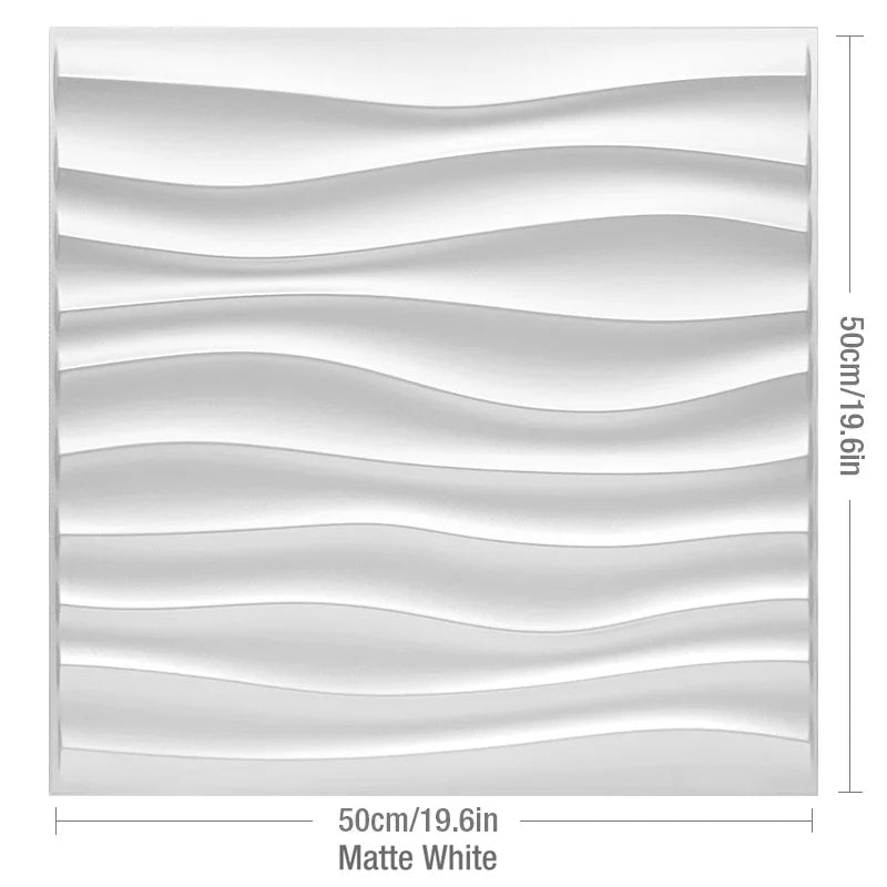 12pcs 50cm 3D wall panel Geometric lines 3D wall sticker wallpaper mural diamond design decor tile 3D mold 90's aesthetic room