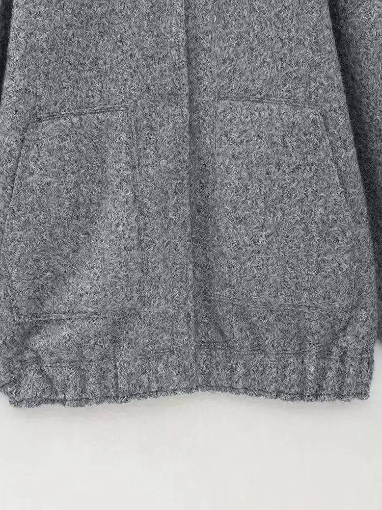 TRAFZR Damenjacken Frühling 2023, elegantes Fleece, Vintage, neue Oberbekleidung, Langarm, Harajuku, Y2k, Streetwear, Bomberjacken.