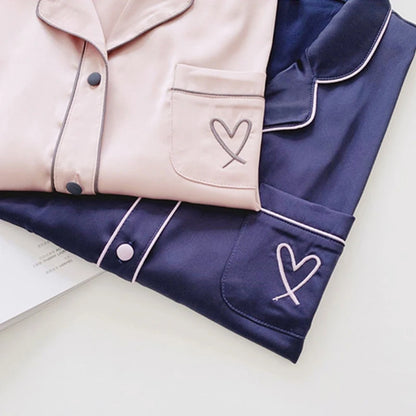 Sommer Kurzarm Pyjamas Frauen Eis Seide Dünne Stil Student Lose Große Nette Hause Kleidung Zwei Stück Set Pyjamas sommer.