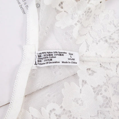 Women Panties Sexy Underwear Black Lace Panties Lingerie Female Floral Lace Briefs Perspective Finetoo Design Ladies Pantys.