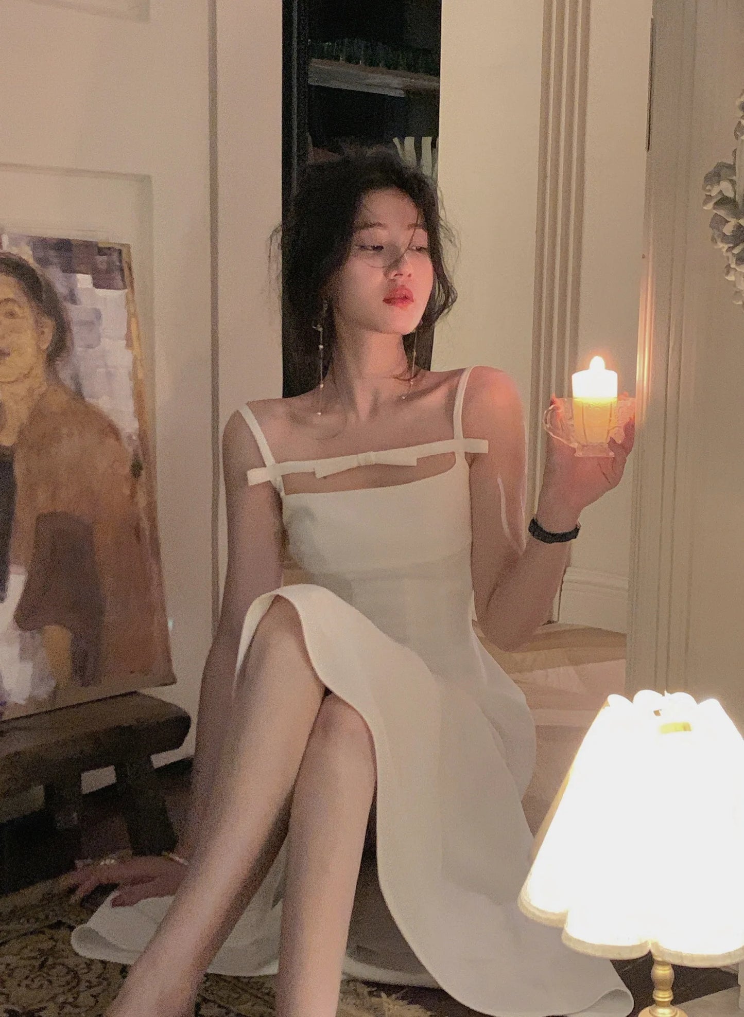 Sommer y2k Spaghetti träger Abend party Kleider solide elegante ärmellose sexy A-Linie kurzes Kleid ein Stück Vestido Mujer