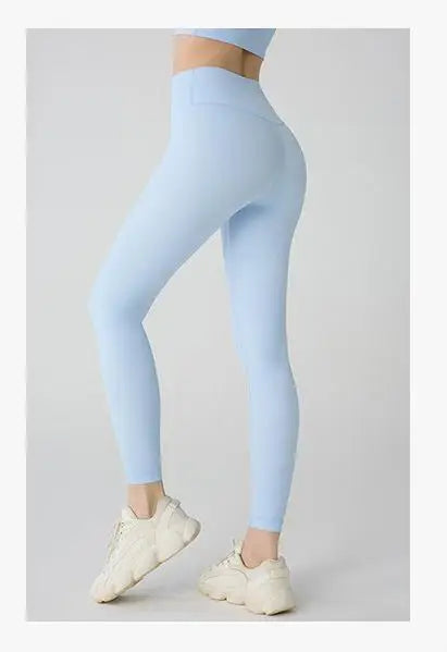 Women's High Waist Butt Lift Yoga Pants - No Camel Toe, Buttery Soft Naked Feeling, Peach Hip, Seamless Gym Running Leggings