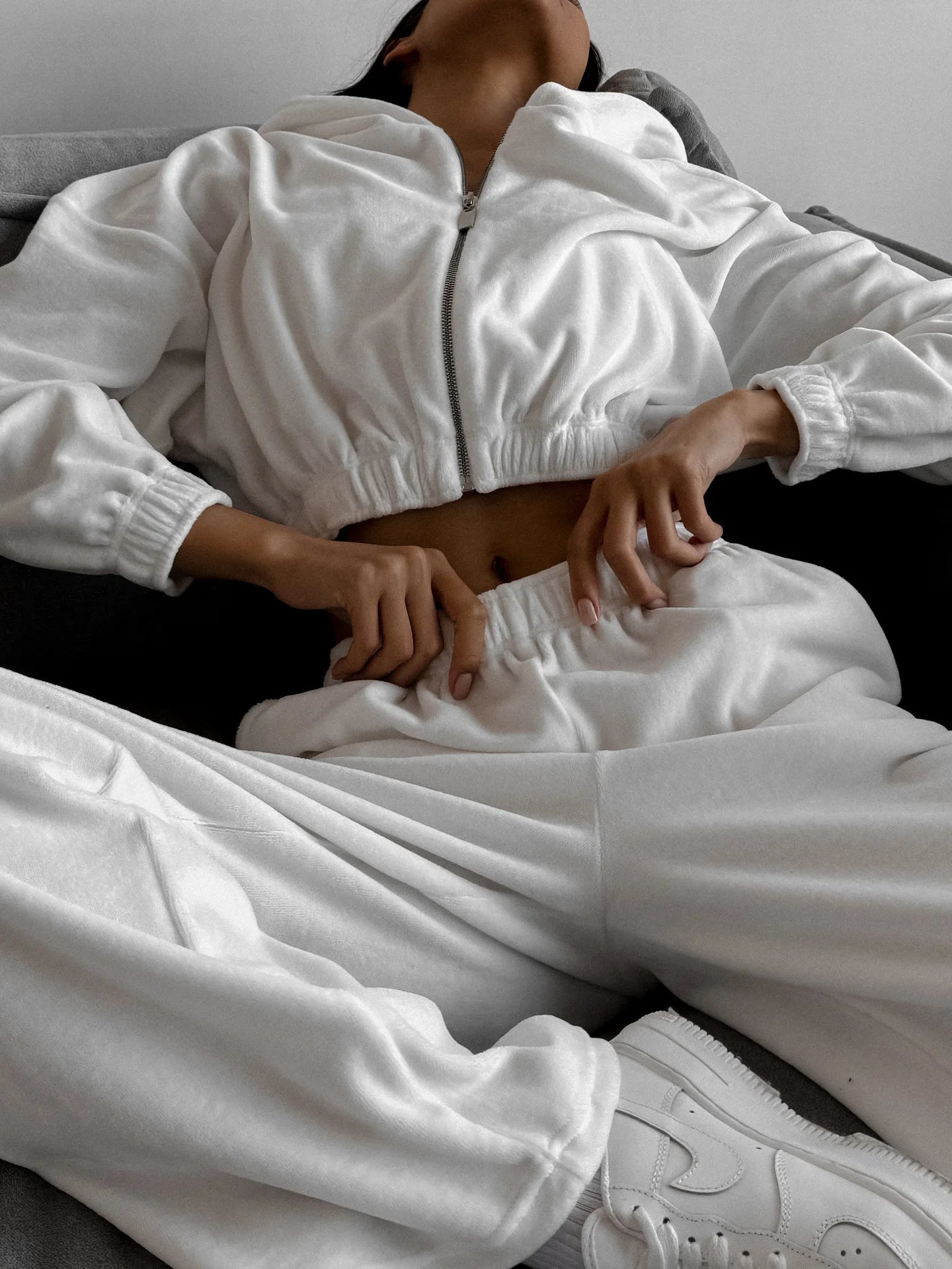 Fall Winter Women's Fashion Hooded Stand Collar Sweatshirt Set Casual Loose Fit Two Piece Streetwear Lounge Gym Ourdoor Outfit