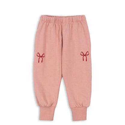 Konges Slojd AW Baby Girls Sweatshirts + Pants 2 Pcs Sets Lambswool Cherry Jackets Kids Clothes Girls Print Dresses Coats 1-9Yrs