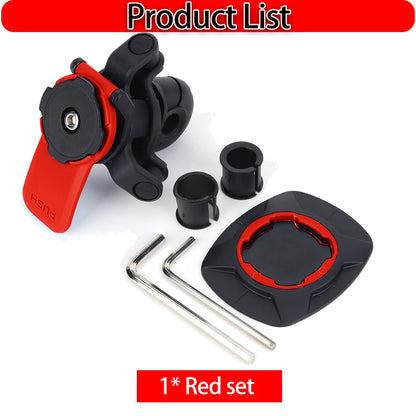 Universal Motorcycle Bike Phone Holder Stand Bicycle Phone Bike Holder 360° Rotatable Support Security Bracket Quick Release.