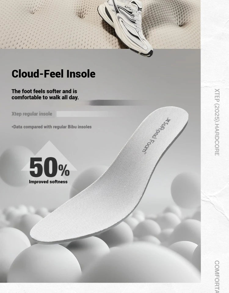 Xtep Little Basque 2 Freizeitschuhe für Herren, 20225, Sommer, Vintage, atmungsaktiv, bequem, rutschfest, langlebig 875219320017.