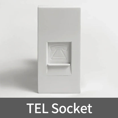 Wandmontage 1 Gang 2 Gang 8 mm Edelstahl-Panel-Buchse 13 A Schalter Computersteckdose Telefonsteckdose Thai US UK EU Frankreich.