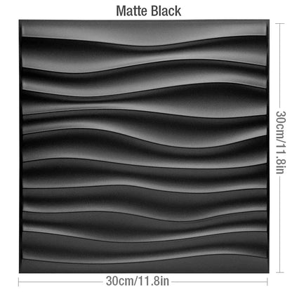 12pcs 30cm 3D textured wall panel 3D wall sticker Wood grain wall decor, suitable for living room, hall, bedroom, hotel, office