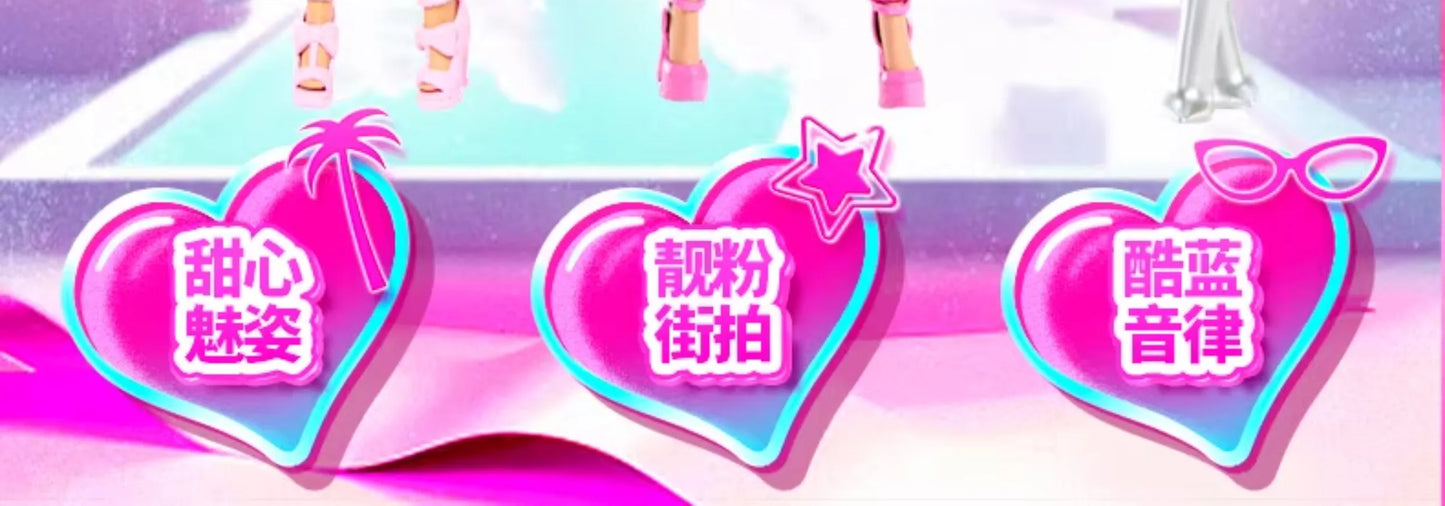 Barbie Dolls Fashionable Barbie Doll Set for Girls Princess Toy Birthday Present.