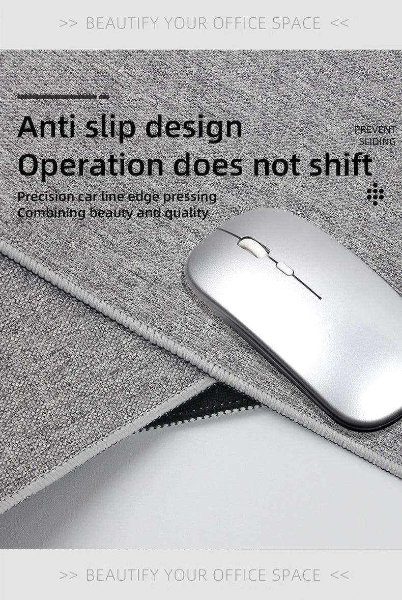 Cotton and Linen Rubber XXL Mouse Pad Gaming MousePad Large Desk Mat Gaming PC Desk Mat Keyboard Pad Computer Desk Pad.