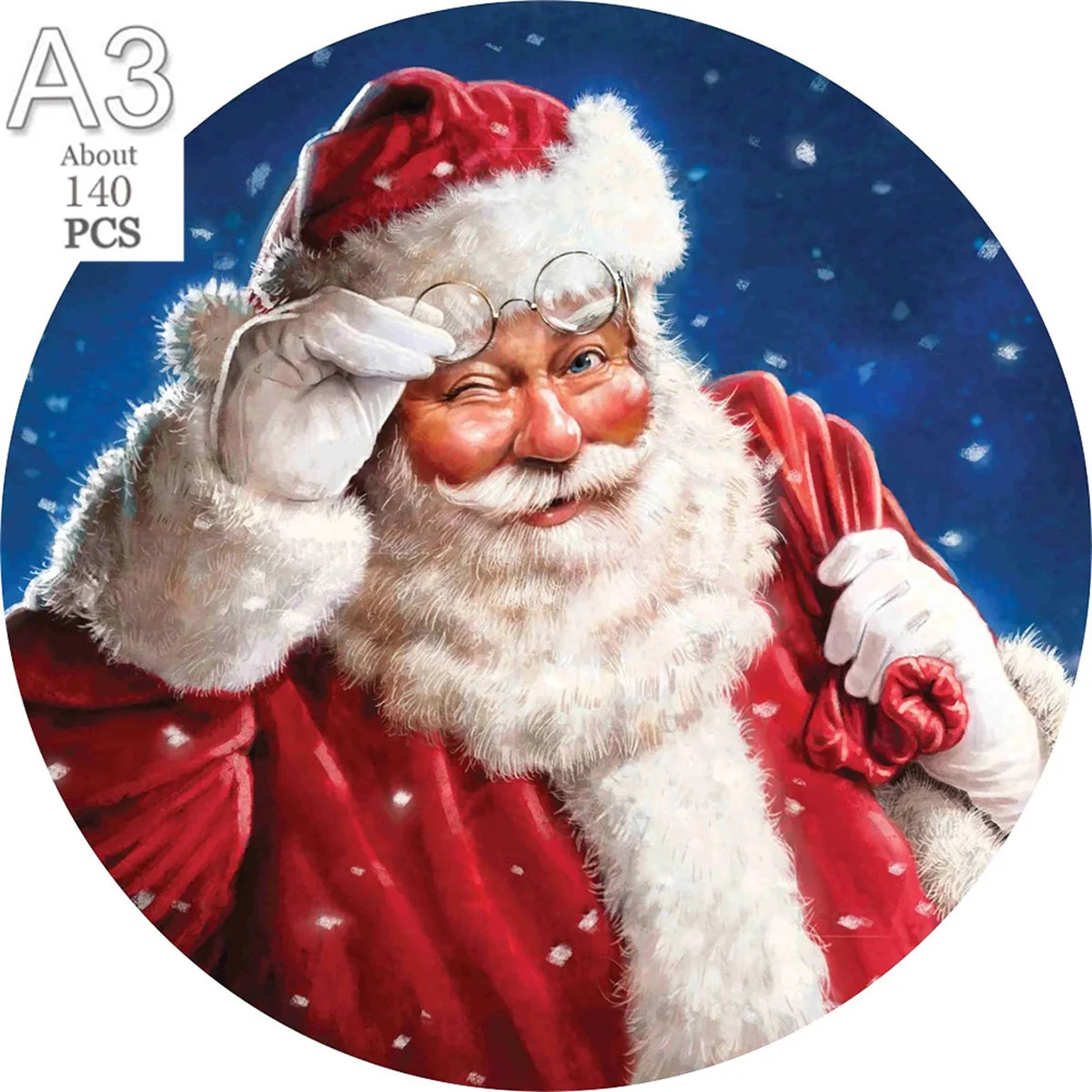 Deer in The Forest Wooden Puzzle Unique Shape Animal Puzzle Adult Relaxation Gift Exquisite Boxed Set with Decorative Artworks