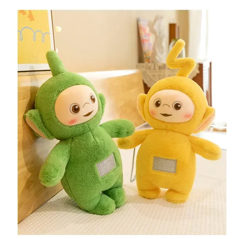 MINISO Teletubbies cartoon doll plush toy soothing doll receiver cute doll decoration boy and girl birthday Halloween gift..