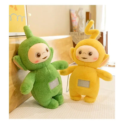 MINISO Teletubbies cartoon doll plush toy soothing doll receiver cute doll decoration boy and girl birthday Halloween gift..