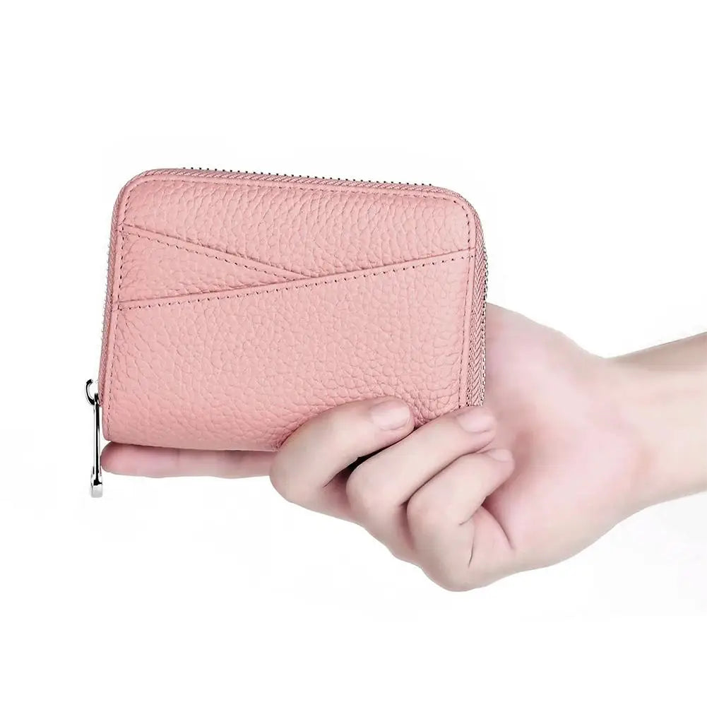 Multi-Pocket Portable PU Leather Wallet Japanese Wallet Coin Bags Multi-Card Slot ID Card Holder Coin Zipper Purse For Women.