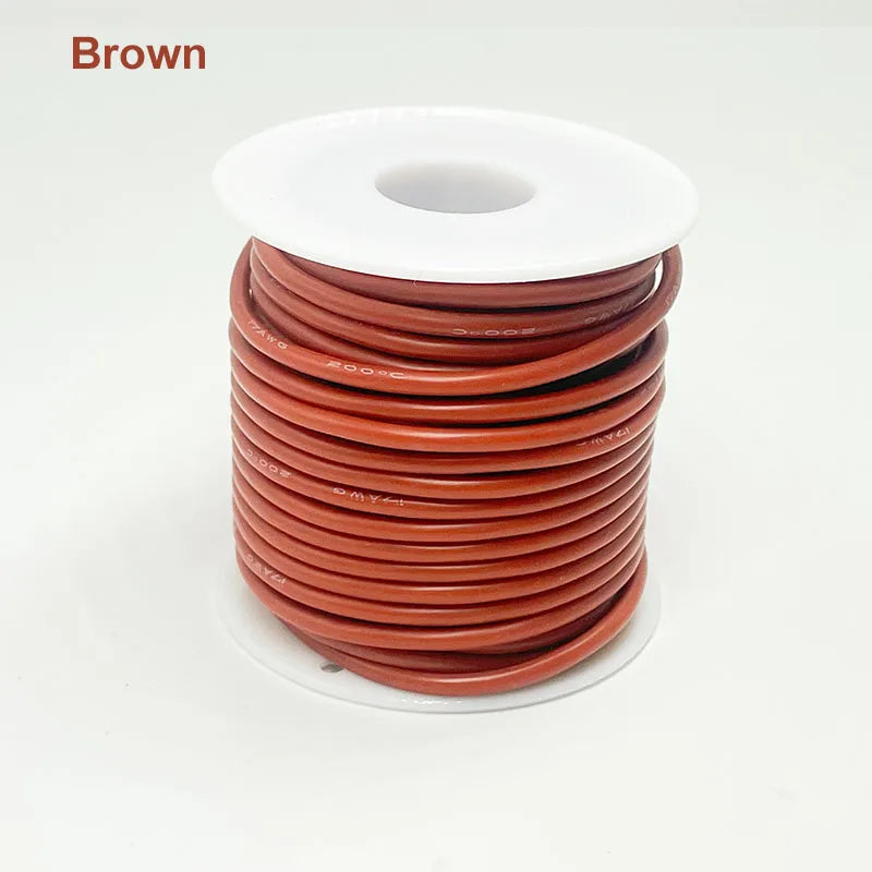 Soft Silicone Wire 16awg 18awg 20awg 22awg 24awg 26awg 28awg 30awg Stranded Tinned Copper High Temperature Cables.