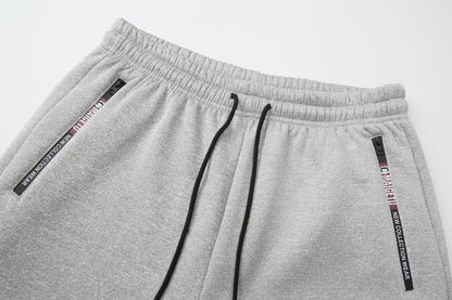 Mens Casual Pants Autumn Winter Fleece Sweatpants Men Running Jogger Sports Gym Trousers Fashion Solid Color Workout Long Pants.