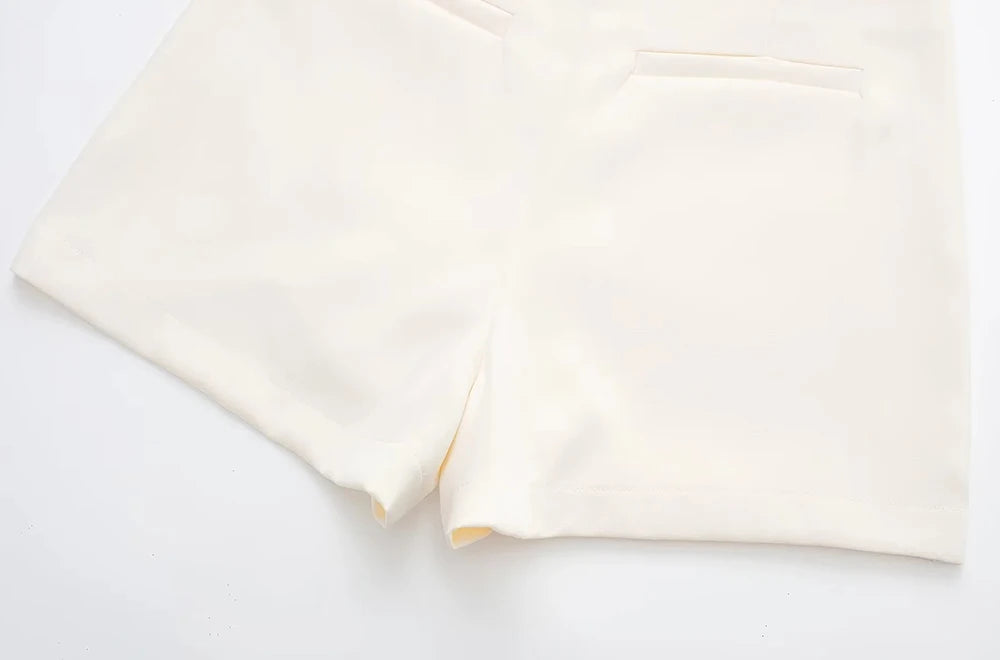 Women Fashion Pareo Style Shorts Skirts Vintage High Waist Side Zipper Female Skort Mujer.