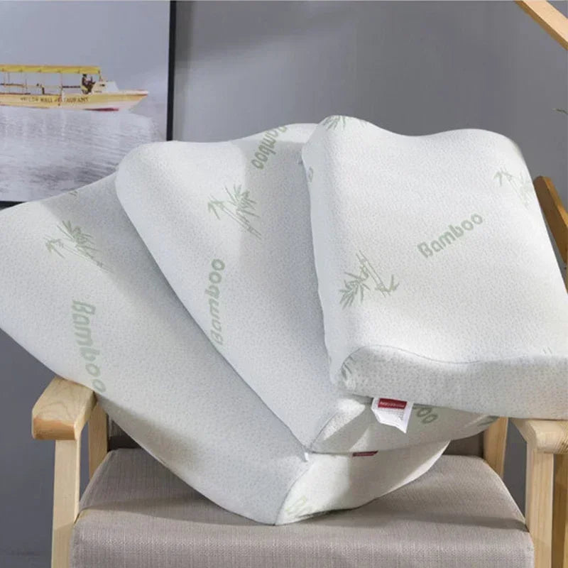 Orthopedic Reverse Traction Pillow Protects Cervical Vertebra and Helps Sleep Single Neck Pillow Can Be Machine Washable 48X74cm