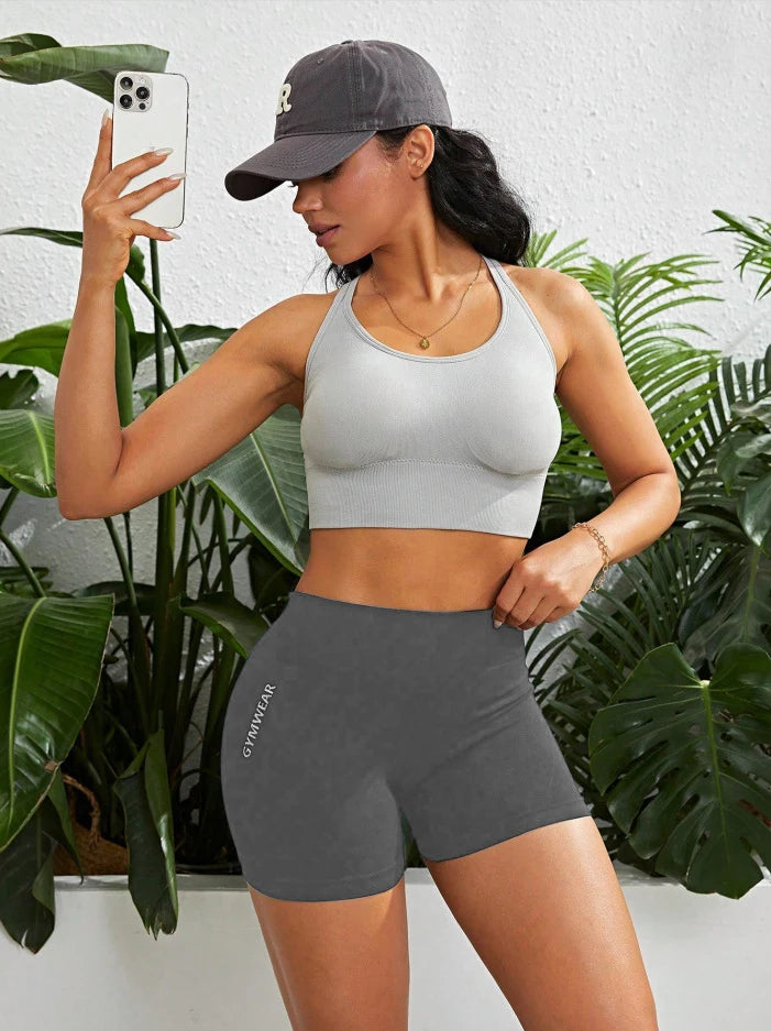 Women High Waist Butt Lift Sports Short Pants High Stretch Qyuick-Drying Breathable Yoga Shorts Athletic Tights.
