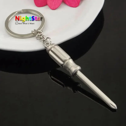 1Pcs Mini Nette Kreative Werkzeug-schlüssel Ax Zange Bohrer Herrscher Schraubendreher Spanner Schlüssel Kette Ring Schlüsselring Metall Kirsite 16 stil Geschenk