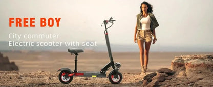 J01 Electric scooter 800W engine 48V15AH lithium battery foldable E-type scooter 10-inch road tires Adult city electric scooter.