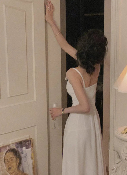 Sommer y2k Spaghetti träger Abend party Kleider solide elegante ärmellose sexy A-Linie kurzes Kleid ein Stück Vestido Mujer