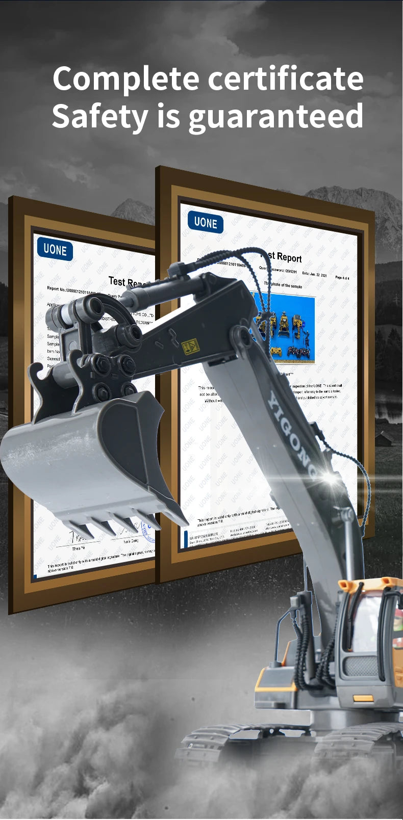 RC Excavator 1:20 Remote Control Truck 2.4G RC Crawler Engineering Vehicle Truck Radio Control Children's Day Christmas Gifts.