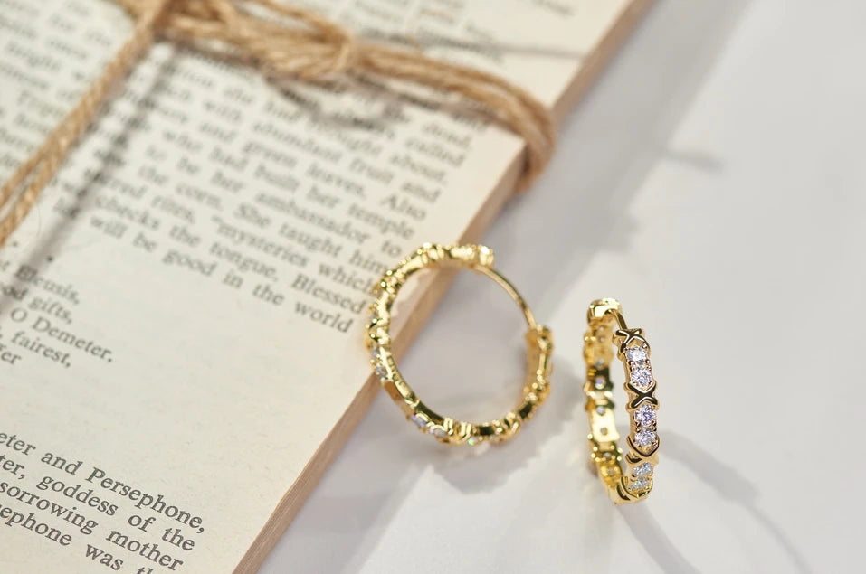 GIGAJEWE Moissanite D Nova Pink Color VVS1 Total 1.92ct 925 Silver Earring 18K Gold Plated Diamond Test Passed Jewelry Girl Gift.