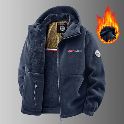 Outdoors Winter Polar Fleece Jacket Men Thermal Fleece Tactical Sports Coat Militar Softshell Hiking Outdoor Army Jackets.