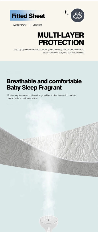 Waterproof Mattress Protector Queen King Quilted Thick Mattress Cover Anti-bacterial Fitted Sheet Bed Pad Cover 1pc.