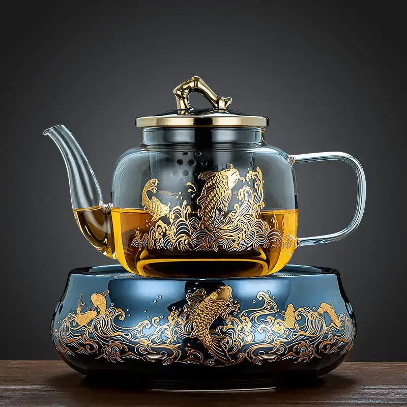 220V High-Temperature Resistant Electric Tea Stove & Tea Kettle Set for Home Use A