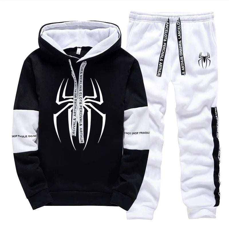 Hot Sales Men's Tracksuit Hooded Long Sleeves Casual Single Piece Sweatshirts Comfort Daily Single Piece Sweatpants Spring Autum.