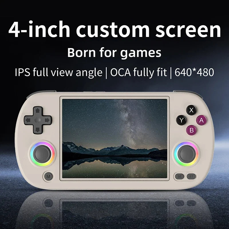 ANBERNIC RG40XX H Retro Handheld Game Console 64 Bit 4.0 Inch IPS Screen Linux WIFI Bluetooth HDMI Output Video Game Player.